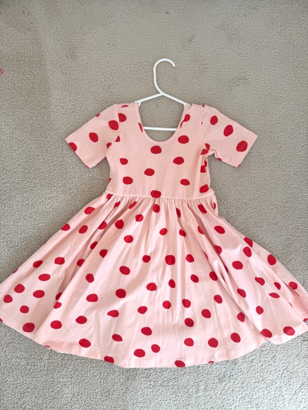 Alice + Ames Polka dot pink and red dress - brand new w/out tags - size 5
